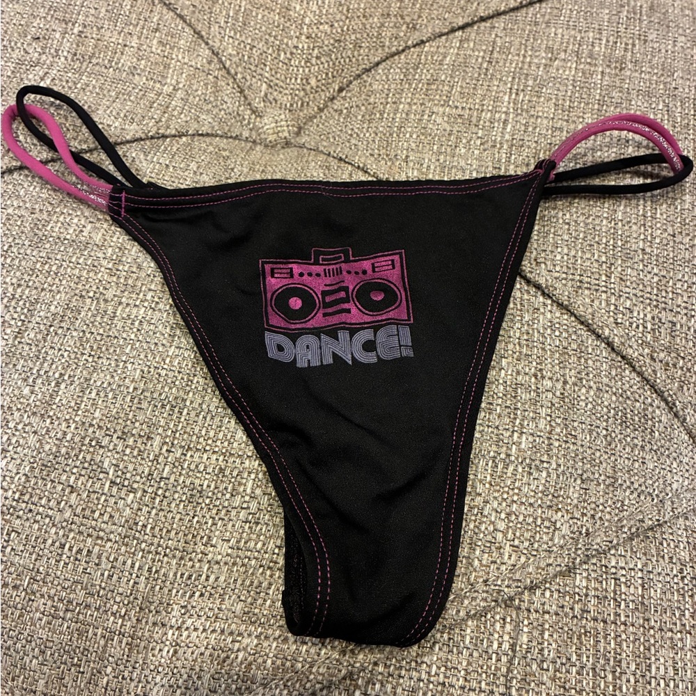 Black and Pink Dance Panties
